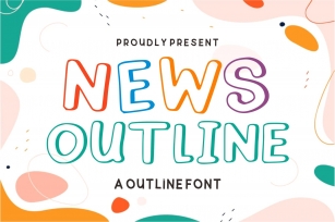 News Outline Font Download