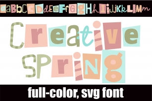 Creative Spring Font Download