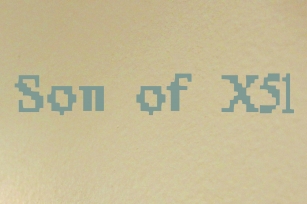 Son of X51 Font Download