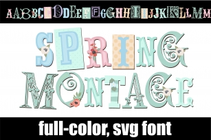 Spring Montage Font Download