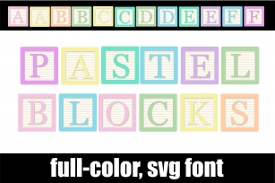 Pastel Blocks Font Download