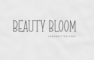 Beauty Bloom Font Download