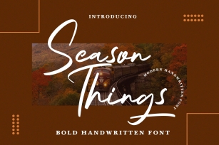 SeasonThings Font Download