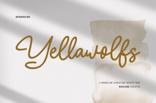 Yellawolfs Monoline Script Font Download