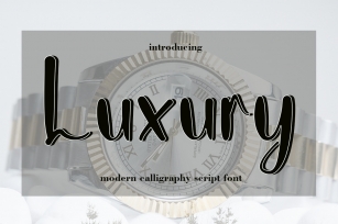 Luxury Font Download