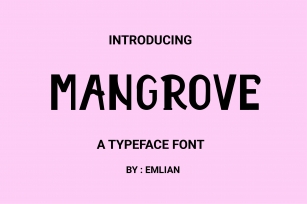Mangrove Font Download