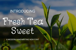 Fresh Tea Sweet Font Download