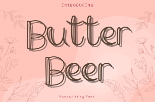 Butter Beer Style Font Download