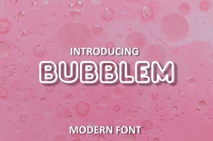 Bubblem Font Font Download