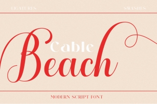 Cable beach Font Download