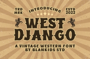 West Django Vintage Western Font Download