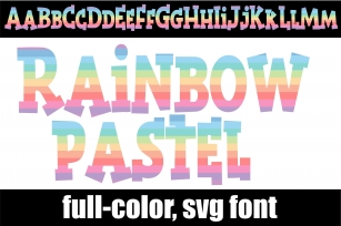 Rainbow Pastel Font Download