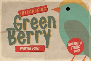 Green Berry Font Download