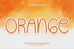 Orange Font Download