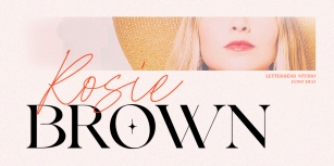 Rosie Brown Serif Font Download