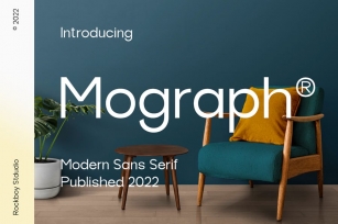 Mograph - Advertisement Font Font Download
