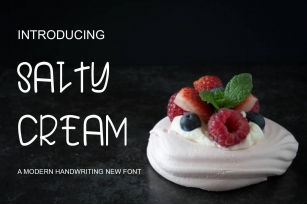 Salty Cream Font Download