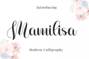 Mamilisa a script with alternates Font Download