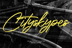Cityskypes Signature Script Font Download