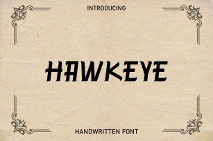 Hawkeye Font Download