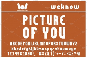 picture of you font Font Download