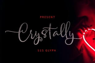 Crystally Gradient Script Font Download