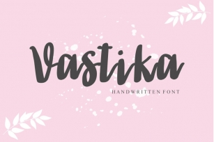 Vastika - Handwritten Font Font Download