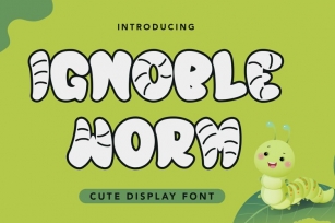 Ignoble Worm Font Download