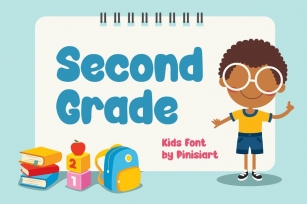 Second Grade - Kids Font Font Download