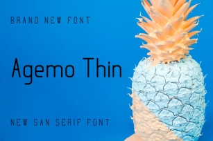 Agemo Thin Font Download
