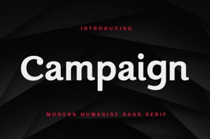 Campaign - Modern Humanist Sans Serif Font Download