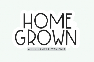 Homegrown - Farmhouse Font Font Download