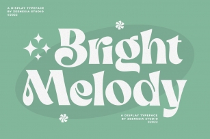 Bright Melody A Display Typeface Font Download