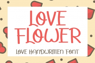 Love Flower Font Download