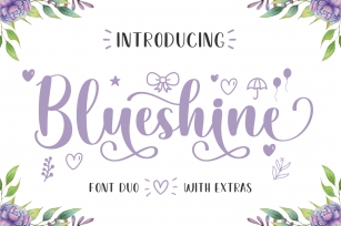 Blueshine Font Download