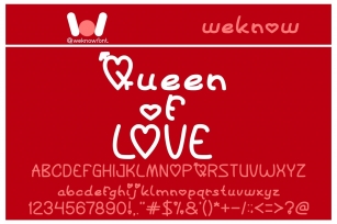 Queen of Love Font Download