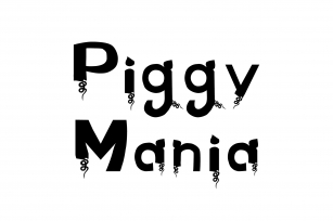Piggy Mania Font Download