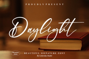Daylight Signature Font Font Download