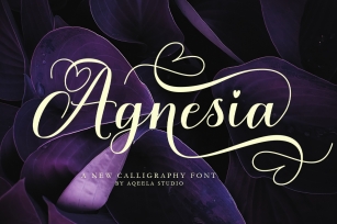 Agnesia Scrip Font Download