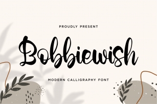 Bobbiewish Font Download
