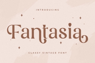 Fantasia - Classy Vintage Font Font Download