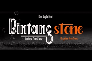 Bintang Stone_ Duo Font Download