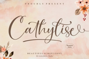 Cathylise Script Font Font Download