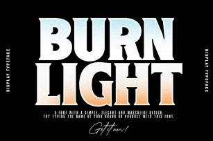 Burn Light Font Download