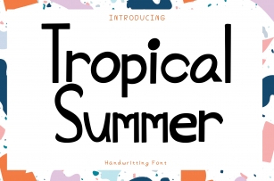 Tropical Summer Font Download