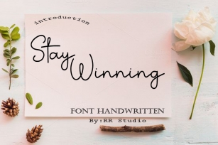Stay Winning Font Download