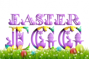 Easter Monogram Font Download