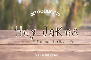 Hey Jakes Font Download