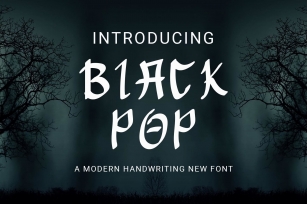 Black Pop Font Download