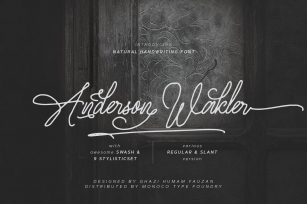 Anderson Walker Script Font Download